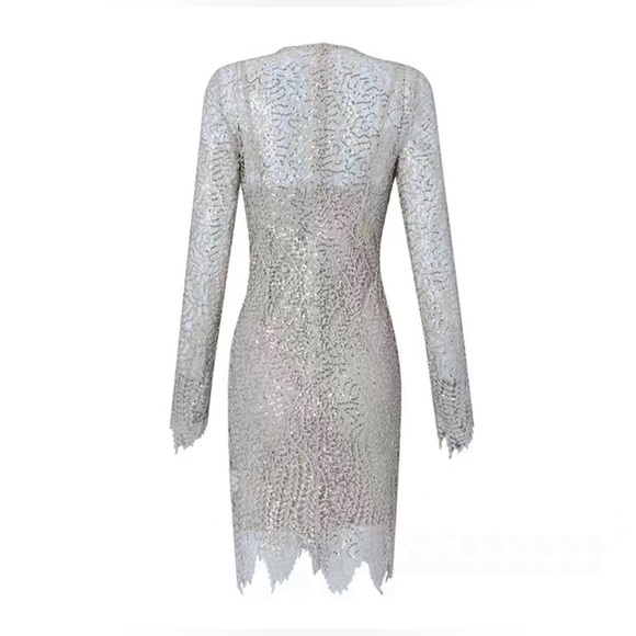 NWOT Party and elegant cream cocktail dress, size SX-S - Picture 5 of 5